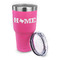 Home State 30 oz Stainless Steel Ringneck Tumblers - Pink - LID OFF