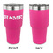 Home State 30 oz Stainless Steel Ringneck Tumblers - Pink - Single Sided - APPROVAL