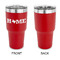 Home State 30 oz Stainless Steel Ringneck Tumblers - Red - Single Sided - APPROVAL