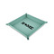 Home State 6" x 6" Teal Leatherette Snap Up Tray - CHILD MAIN