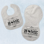 Home State Baby Bib & Burp Set w/ Name or Text