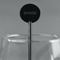 Home State Black Plastic 5.5" Stir Stick - Round - Main