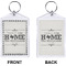 Home State Bling Keychain (Front + Back)