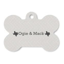 Home State Bone Shaped Dog ID Tag - Large (Personalized)