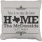 Home State Burlap Pillow 16"