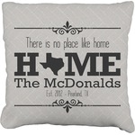 Home State Faux-Linen Throw Pillow 26" (Personalized)