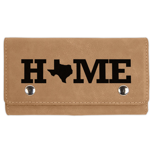 Custom Home State Cards & Dice Set - Light Brown