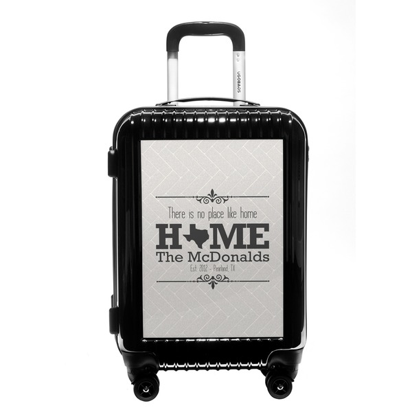 Custom Home State Carry On Hard Shell Suitcase (Personalized)