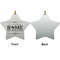 Home State Ceramic Flat Ornament - Star Front & Back (APPROVAL)