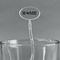 Home State Clear Plastic 7" Stir Stick - Oval - Main