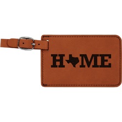 Home State Leatherette Luggage Tag (Personalized)