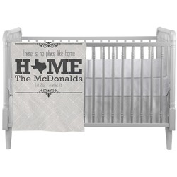 Home State Crib Comforter / Quilt (Personalized)