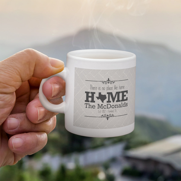 Custom Home State Single Shot Espresso Cup - Single (Personalized)