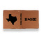 Home State Leather Binder - 1" - Rawhide - Back Spine Front View