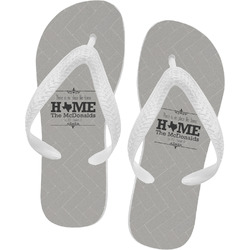 Home State Flip Flops - Medium (Personalized)