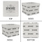 Home State Gift Boxes with Lid - Canvas Wrapped - Large - Approval