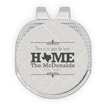 Home State Golf Ball Marker - Hat Clip - Silver