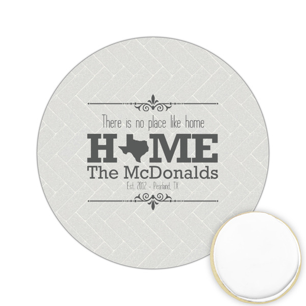 Custom Home State Printed Cookie Topper - 2.15" (Personalized)