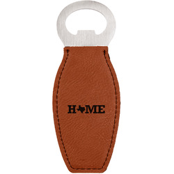 Home State Leatherette Bottle Opener - Double Sided (Personalized)