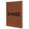 Home State Leather Sketchbook - Large - Single Sided - Angled View