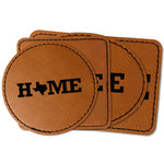 Home State Faux Leather Iron On Patch (Personalized)