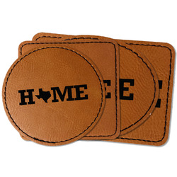 Home State Faux Leather Iron On Patch (Personalized)