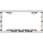 Home State License Plate Frame - Style C (Personalized)