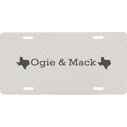 Home State Front License Plate (Personalized)
