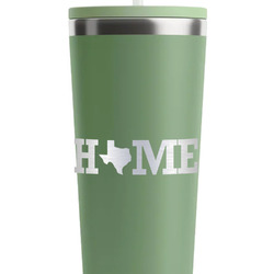 Home State RTIC Everyday Tumbler with Straw - 28oz - Light Green - Double-Sided (Personalized)