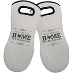 Home State Neoprene Oven Mitts - Set of 2 w/ Name or Text