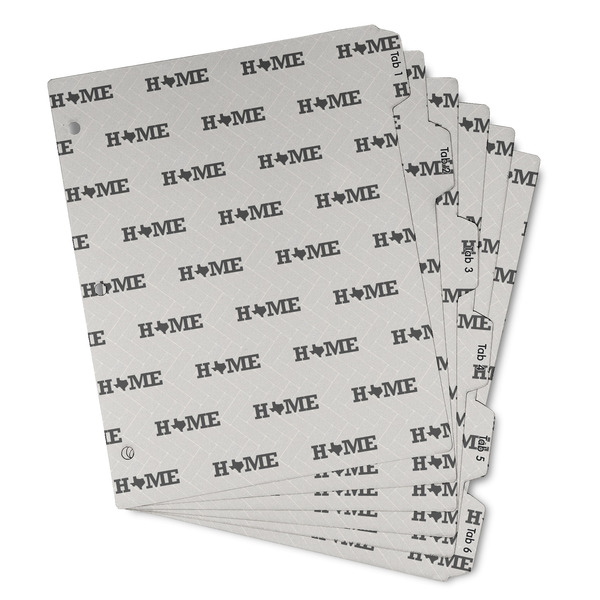 Custom Home State Binder Tab Divider - Set of 6 (Personalized)