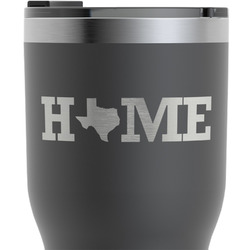 Home State RTIC Tumbler - Black - Engraved Front & Back (Personalized)