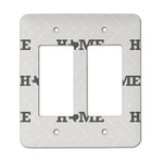 Home State Rocker Style Light Switch Cover - Two Switch