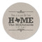 Home State Round Linen Placemats - FRONT (Double Sided)