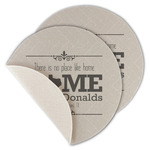 Home State Round Linen Placemat - Single Sided - Set of 4 (Personalized)