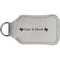 Home State Sanitizer Holder Keychain - Small (Back)