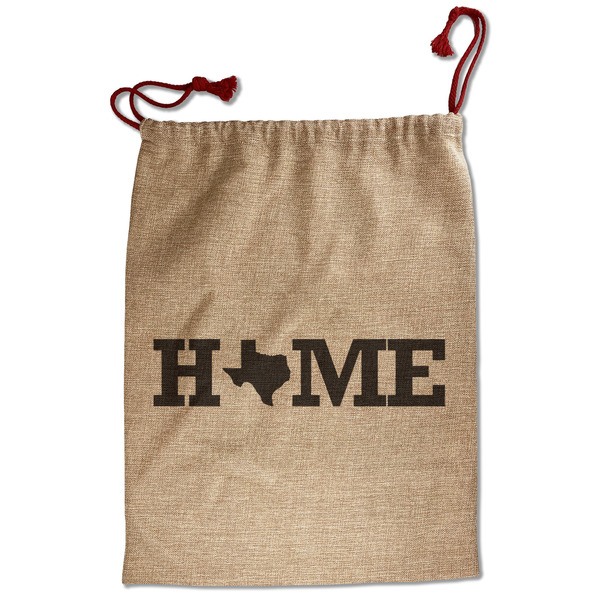 Custom Home State Santa Sack - Front