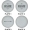 Home State Set of Lunch / Dinner Plates (Approval)