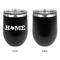 Home State Stainless Wine Tumblers - Black - Single Sided - Approval