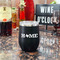 Home State Stainless Wine Tumblers - Black - Single Sided - In Context