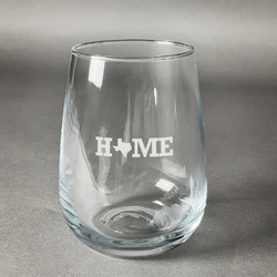 Home State Stemless Wine Glass (Single) (Personalized)