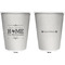 Home State Trash Can White - Front and Back - Apvl