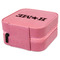 Home State Travel Jewelry Boxes - Leather - Pink - View from Rear