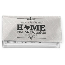 Home State Vinyl Checkbook Cover (Personalized)