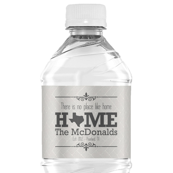 Custom Home State Water Bottle Labels - Custom Sized (Personalized)