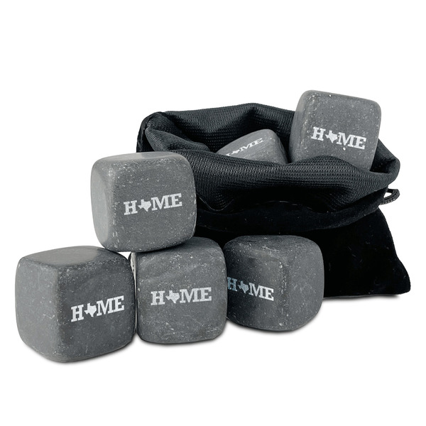 Custom Home State Whiskey Stone Set - Set of 9 (Personalized)