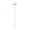 Home State White Plastic 5.5" Stir Stick - Round - Single Stick