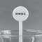 Home State White Plastic 7" Stir Stick - Round - Main