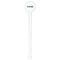 Home State White Plastic 7" Stir Stick - Round - Single Stick