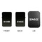 Home State Windproof Lighters - Black, Double Sided, w Lid - APPROVAL